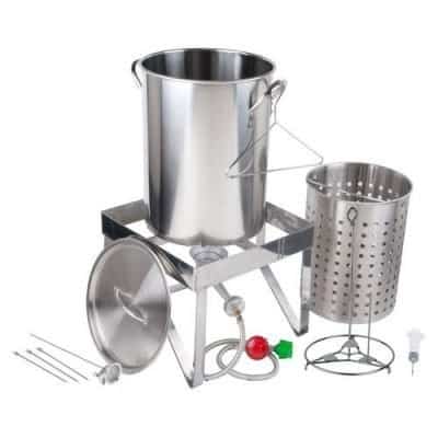 Backyard Pro Aluminum Turkey Fryer Kit from Cooper & Co